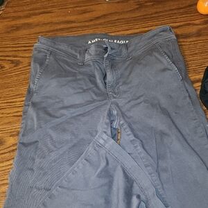 American Eagle Outfitters Women Pants Charcoal